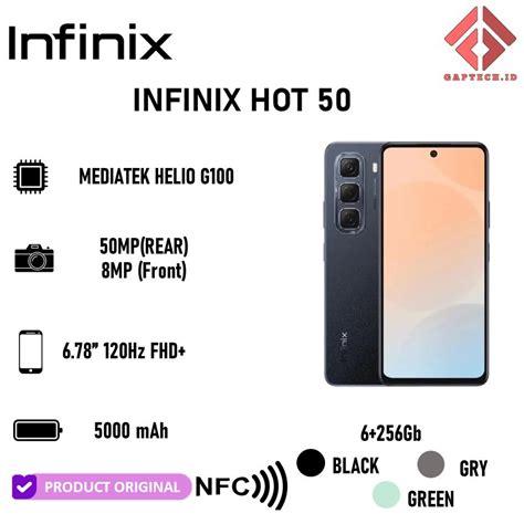 Jual INFINIX HOT GB GB UP TO GB EXTENDED RAM HELIO G NFC GARANSI RESMI Shopee
