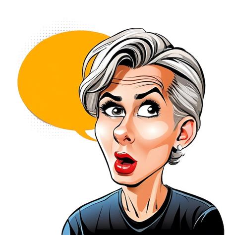 Premium Photo Comic Speech Bubbles Comic Scene With A Talking Comic