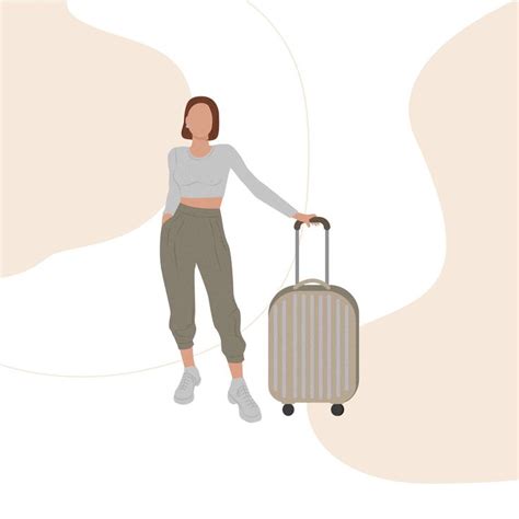 Flat Vector People Illustration Clipart Person Cutout Travelers