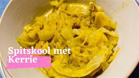 Spits Kool Met Kerrie En Kokosmelk Cabbage Curry Youtube