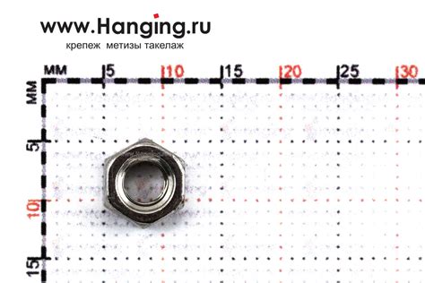 Гайка М4 шестигранная нержавеющая сталь А2