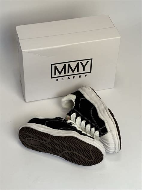 MMY BLAKEY Maison Mihara Yasuhiro 44 43 кеди кросівки чорні кеды дутые ...
