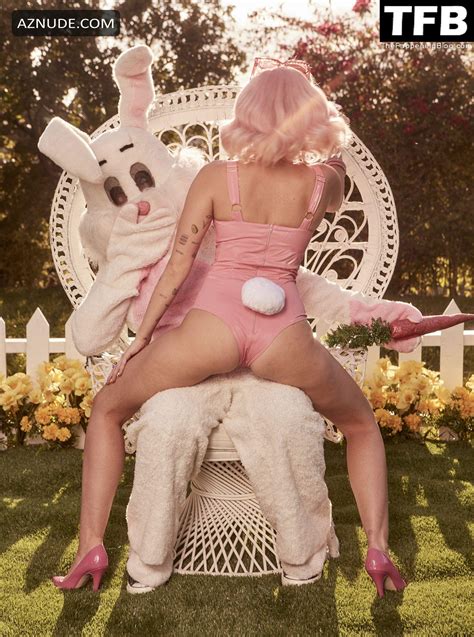 Miley Cyrus Sexy Poses Showcasing Her Hot Figure In An Easter Photoshoot For Vogue Magazine Aznude