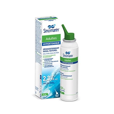 Sinomarin Spray Solution D Eau De Mer Pour Le Nez Hypertonique