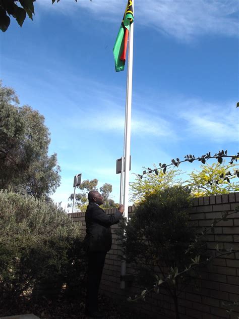 Canberra Vanuatu Students Association: Official Flag Raising - Vanuatu