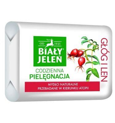 BIAŁY JELEŃ PREMIUM Mydło hipoalergiczne z głogiem i lnem 100 g cena