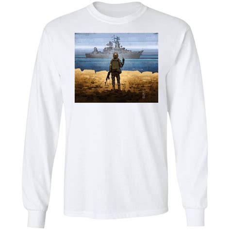 Russian Warship Go Fuck Yourself Stamp Shirt Illia Ponomarenko Ukrainian Hectee