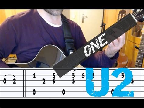 One U Intro Riff Adapted For Fingerstyle Guitar With Tab Chords