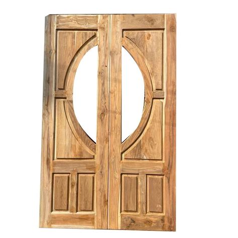 Interior Mm Teak Wood Double Door For Home At Rs Feet In