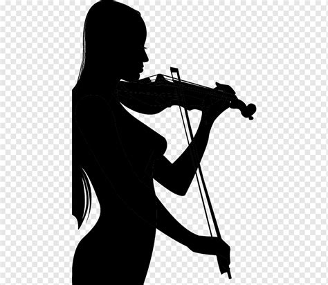 Female Violinist Silhouette