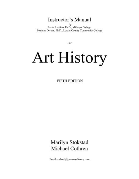 Marilyn Stokstad Art History 6th Edition 1