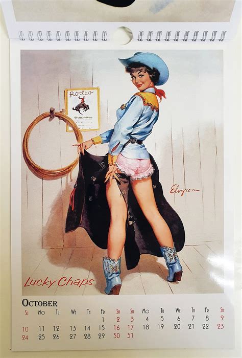 Gil Elvgren Wall Calendar 2021 Pin Up Girl Retro Vintage Etsy