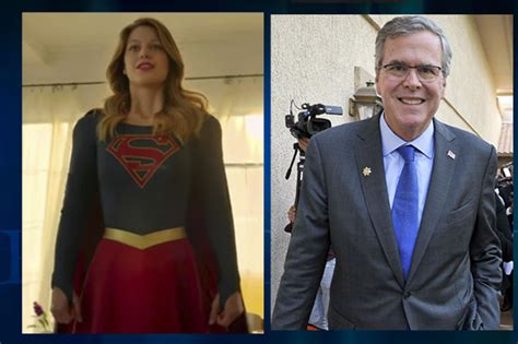 Bush Says TVs Supergirl Is Pretty Hot News
