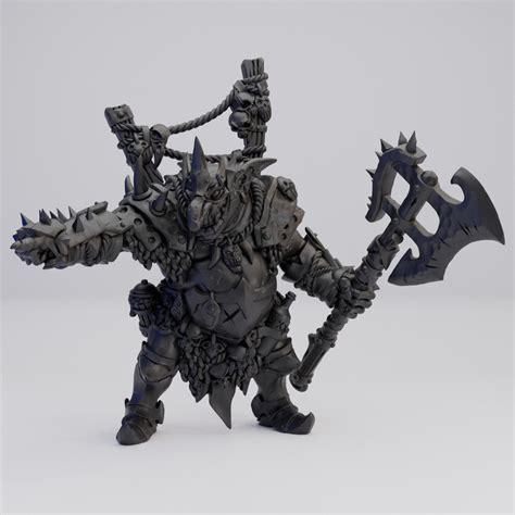 Hot Goblin マルゴブ グレートアックス ゴブリン族長 ミニチュア ホットゴブリン