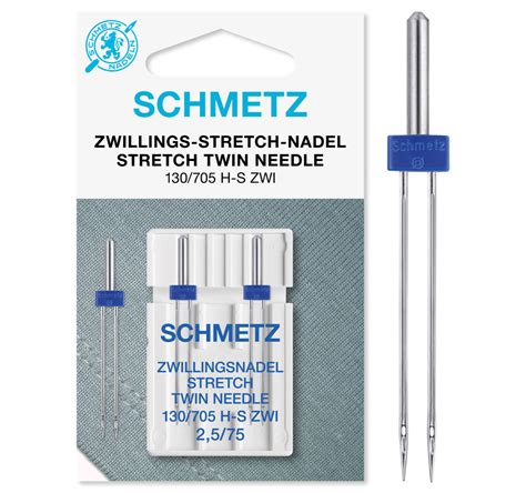 Schmetz Stretch Twin Needle Pack Of 2 Schmetz Sewing Machine Needles Uk