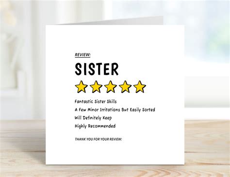 funny sister birthday card 5