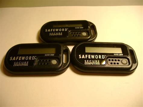Secure Computing Safeword Security Token Silver 2000 Series 3 Pcs Lot