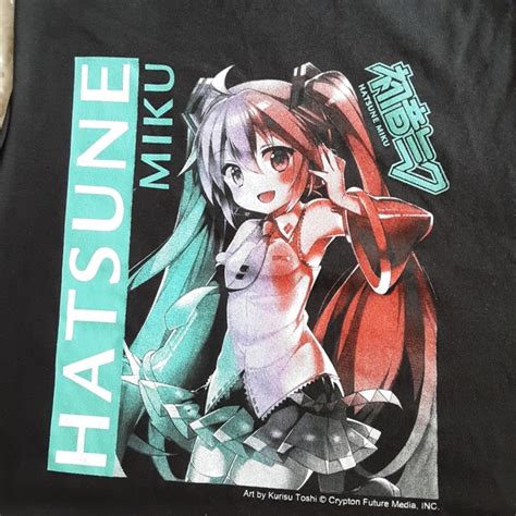 Hot Topic Tops Hatsune Miku Crop Muscle Top Nwt Poshmark