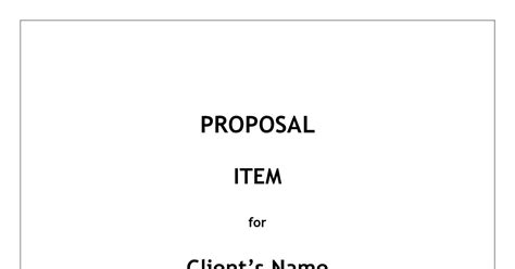 Proposaltemplate 1docx Docdroid