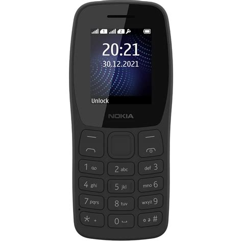 Refurbished Nokia 105 Classic Dual SIM Keypad Phone With Built In