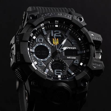 Мужские часы Sanda Peremoga с украинской символикой лимитированная ...