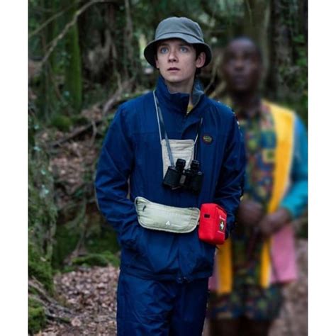 Otis Milburn Blue Jacket Asa Butterfield Sex Education Cotton Jacket