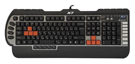Клавиатура A4Tech X7-G800 черный PS/2 Multimedia for gamer (подставка ...