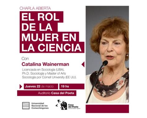 Universidad Nacional de Lanús UNLC Catalina Wainerman disertará