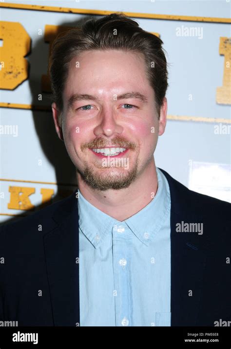 Los Angeles Usa 15th Oct 2018 Actor Christoph Sanders Attends The