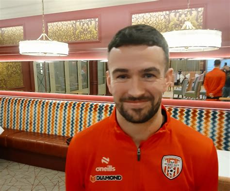 Michael Duffy, Carl Winchester & Andy Mitchell react to Derry City's