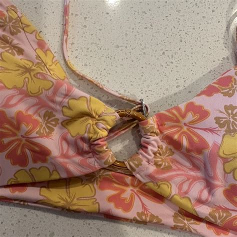 GBXANA Collection Bikini Grey Bandit Bikini Top Depop