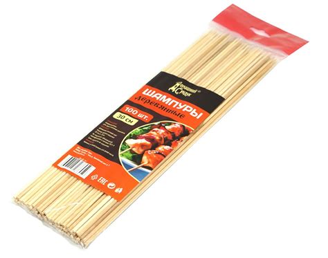 Шампуры деревянные 300мм (70шт)