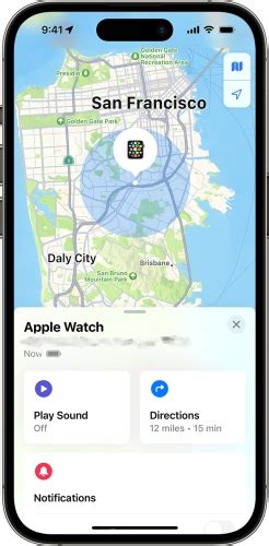 how to turn off find my iphone on apple watch