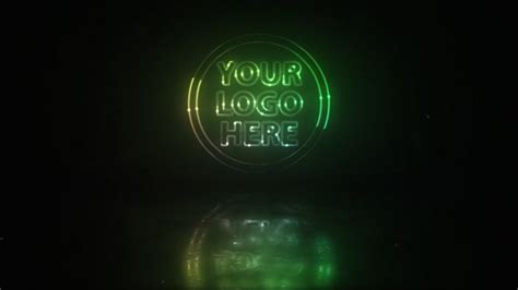 Neon Logo Reveal Templates Royalty Free Storyblocks