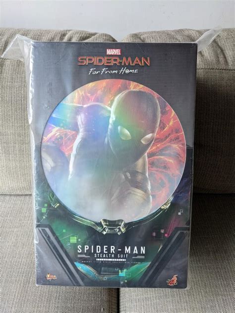 Hot Toys Spider Man Far From Home Spiderman Stealth Suit Deluxe Version Hobbies Toys Toys