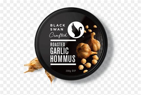 Roasted Garlic Hommus Hummus Dip Black Swan Clipart Pikpng