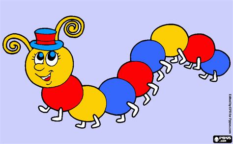 Centopeia Colorida Para Imprimir - a centopéia para imprimir , desenho a centopéia