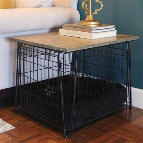 How To Make A Dog Crate Out Of An End Table At Julia Grace Blog