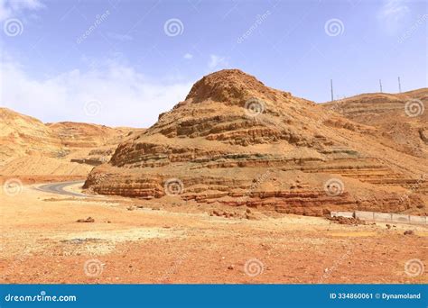 Mountain Area Landscape Around The Ma In Hot Springs In Jordan Mountain Waterfalls With Hot
