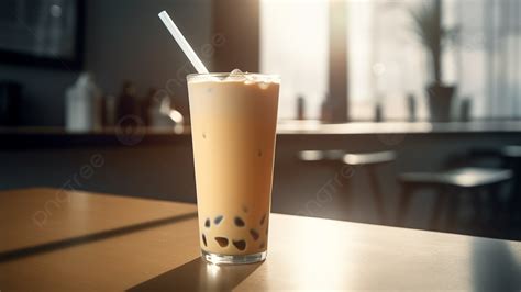 Milk Tea Boba Milk Tea Desktop Milk Cover Background Milk Tea Boba