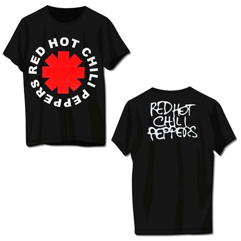 Camiseta Red Hot Chilli Peppers Preta De Banda Rock Masculina E Feminina Unissex 100 Algodão