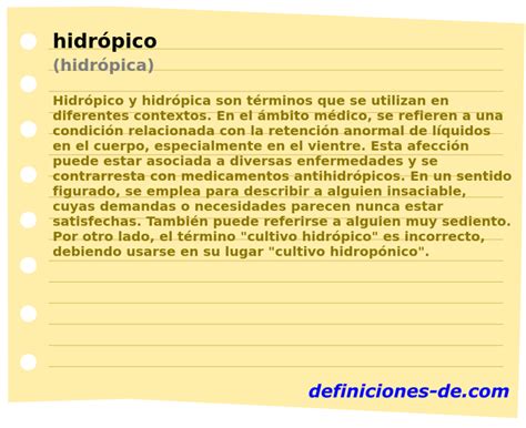 O Que Significa Hidropico