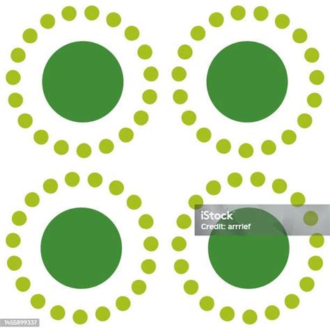 desain bulat elemen geometris lingkaran ilustrasi stok  gambar