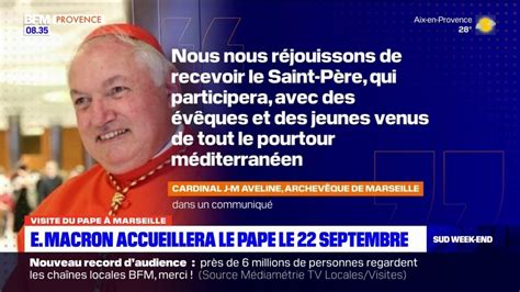 Marseille Emmanuel Macron accueillera le pape François le 22 septembre