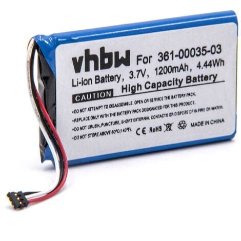 Vhbw Batterie Compatible Avec Garmin Varia Rtl Edge Touring Plus