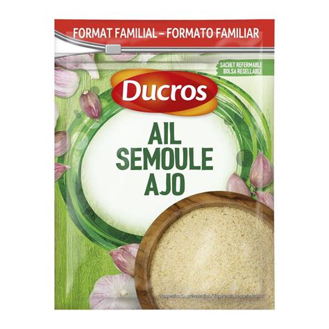 Livraison Domicile Ducros Ail Semoule En Sachet G