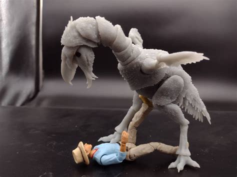 Terror Bird Kelenken 1 18th Scale Figure Unpainted Etsy