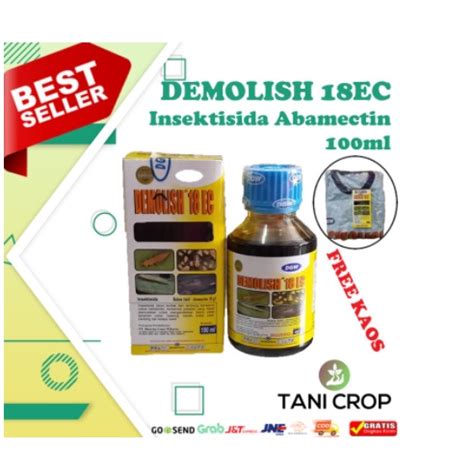 Jual DEMOLISH 18 EC 100 Ml Insektisida Obat Hama Tanaman Abamektin