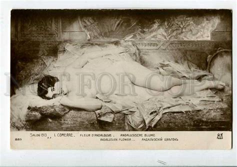 Nude Belly Dancer Harem Andalusian Flower Comerre Salon Topics Risque Paintings