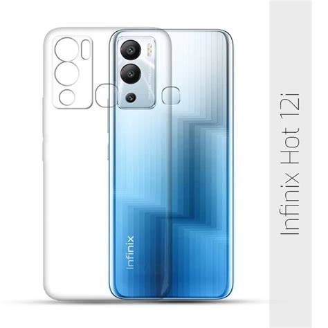 Obal na mobil Infinix Hot 12i Průhledný pružný obal TPU